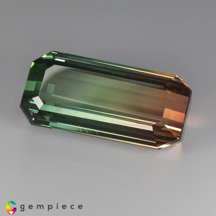 watermelon tourmaline Bi-color Tourmaline image