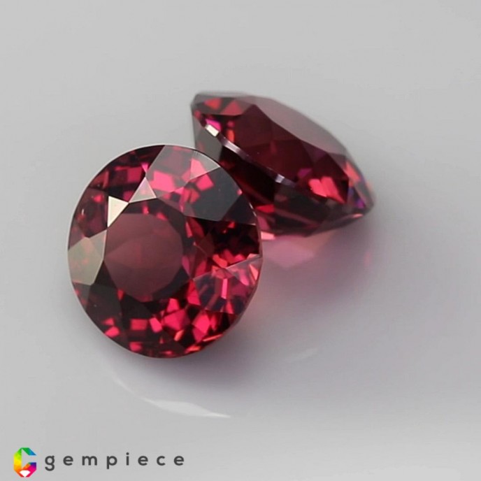 rhodolite garnet pair image