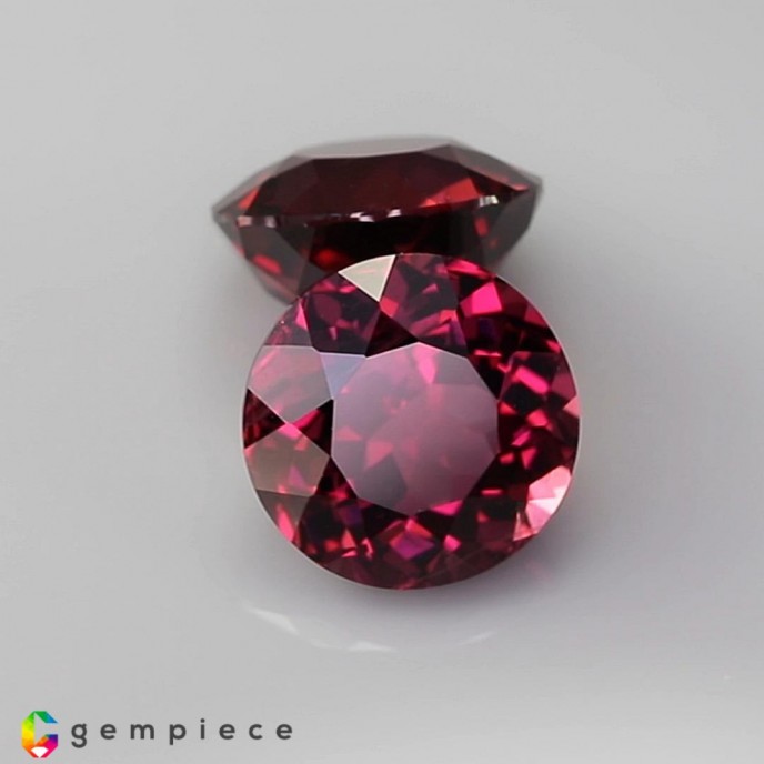 rhodolite garnet pair image