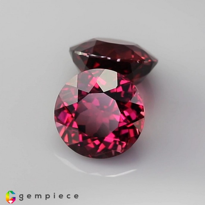 rhodolite garnet pair image